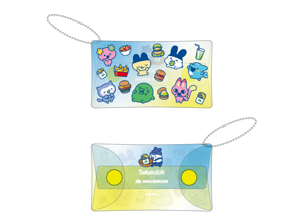 Tamagotchi mini clear case with ball chain