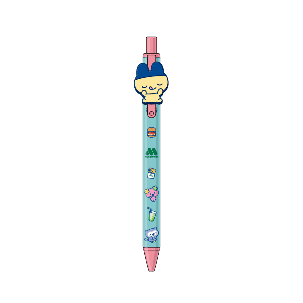 Mametchi ballpoint pen with rubber charm